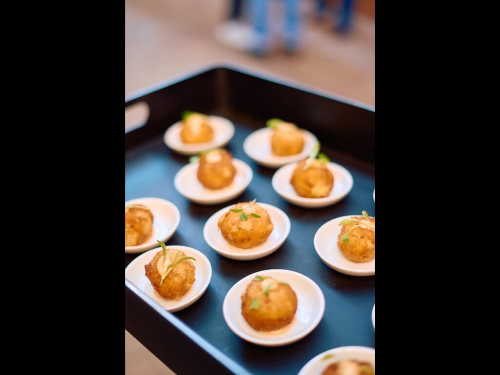 Elegant canapé platters for event catering in the Western Cape