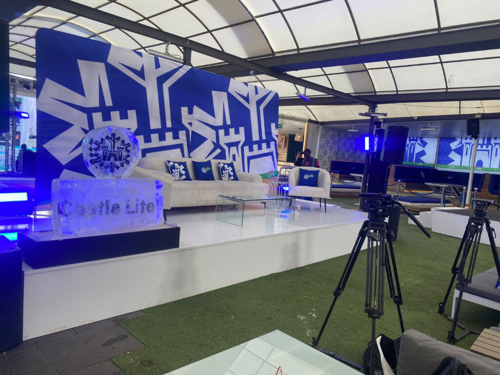 Custom live-stream set build for branded content in Cape Town