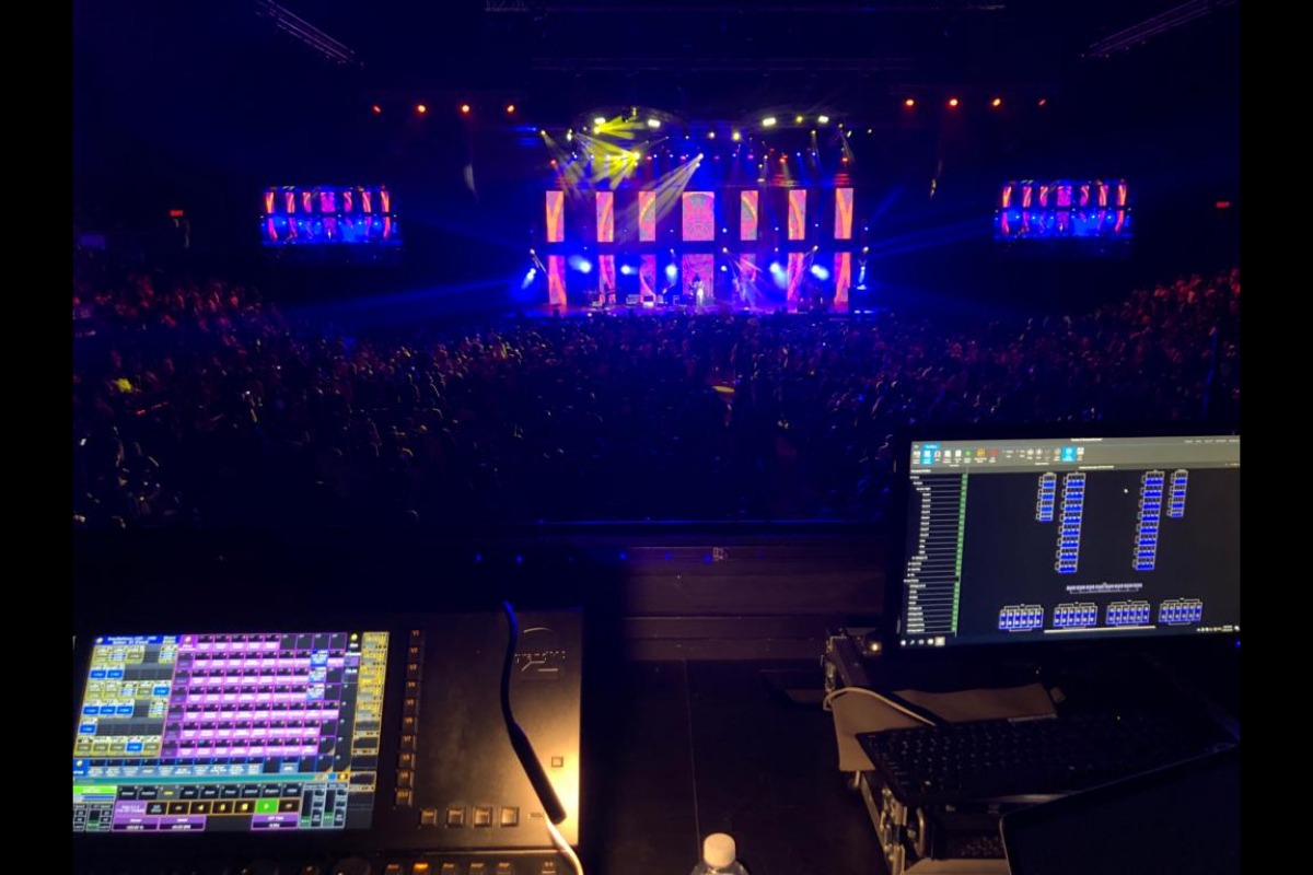 ED wall with animated event visuals created by Animate-Co