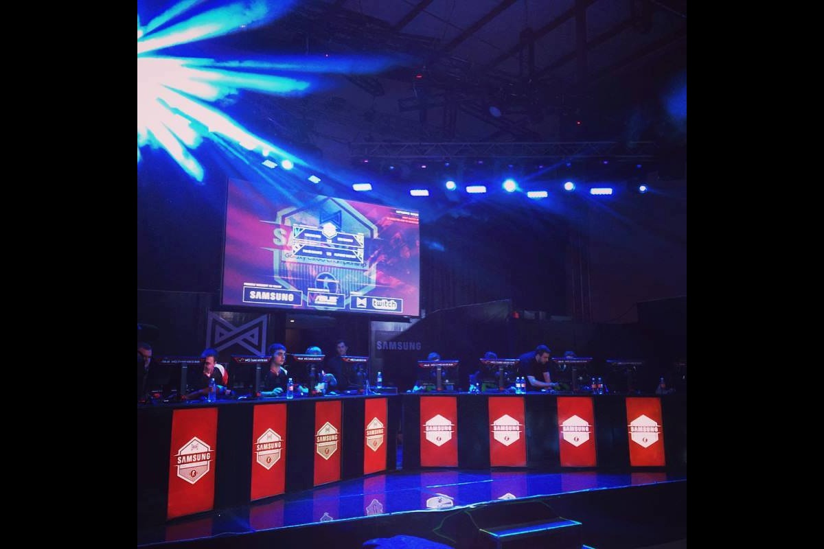 Gaming stage with LED screens – Western Cape setup