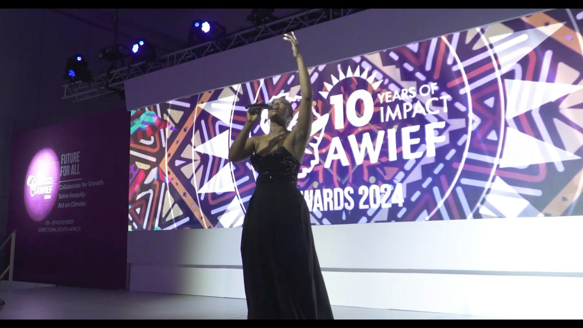 LED content visuals for Awards Cape Town 2024 by Animate-Co