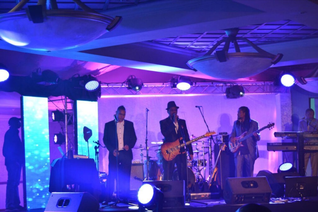 Indoor live band event with professional AV – Cape Town