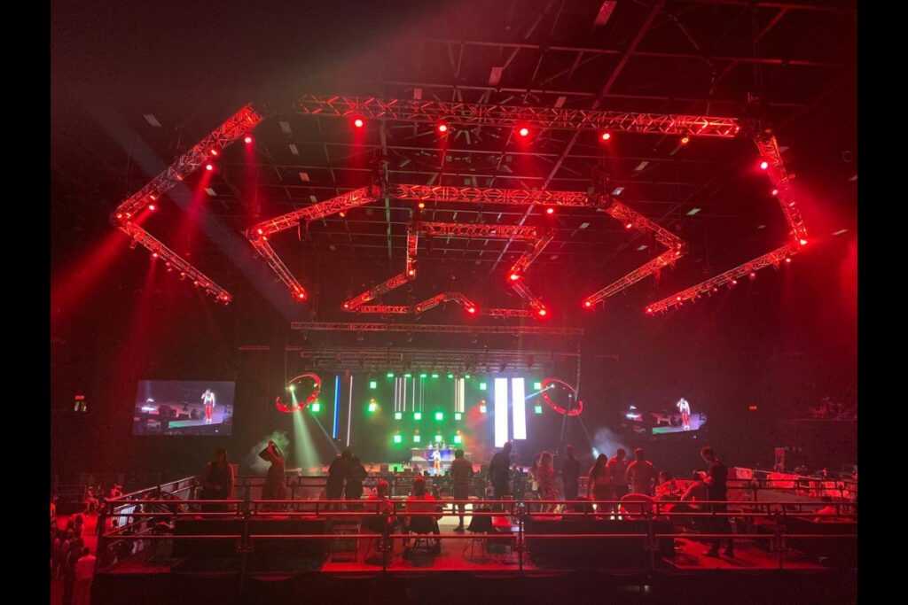 Event Tech & Gear Rental with trussing, lighting, and AV – Cape Town concert